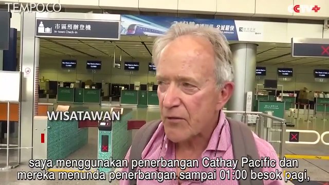 Massa Berdemo Dekat Bandara Hong Kong, Turis Cemas