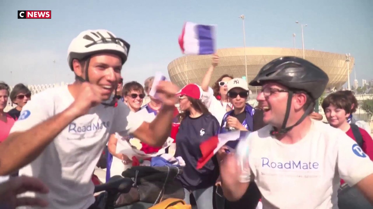 Deux Français ont fait Paris-Doha à vélo pour assister à la Coupe du monde de foot
