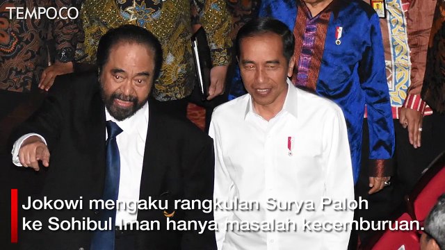 Momen Jokowi saat Peluk Erat Surya Paloh
