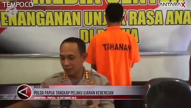 Polda Papua Menangkap Pelaku Ujaran Kebencian via Medsos