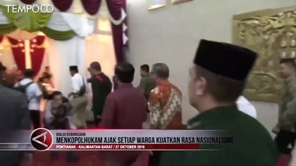 Menko Polhukam Mahfud MD Ajak Warga Kuatkan Nasionalisme