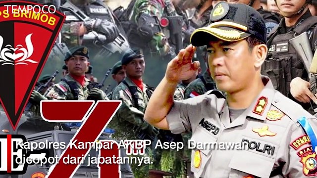 Baru Menjabat Dua Bulan, Kapolres Kampar Dicopot Karena Ngobrol