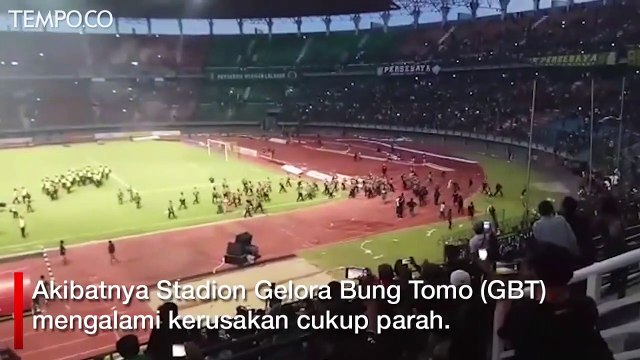 Bonek Rusuh Setelah Persebaya Kalah 2-3 dari PSS Sleman