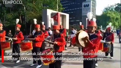Parade dan Gerak Jalan Sehat Bersama Disabilitas