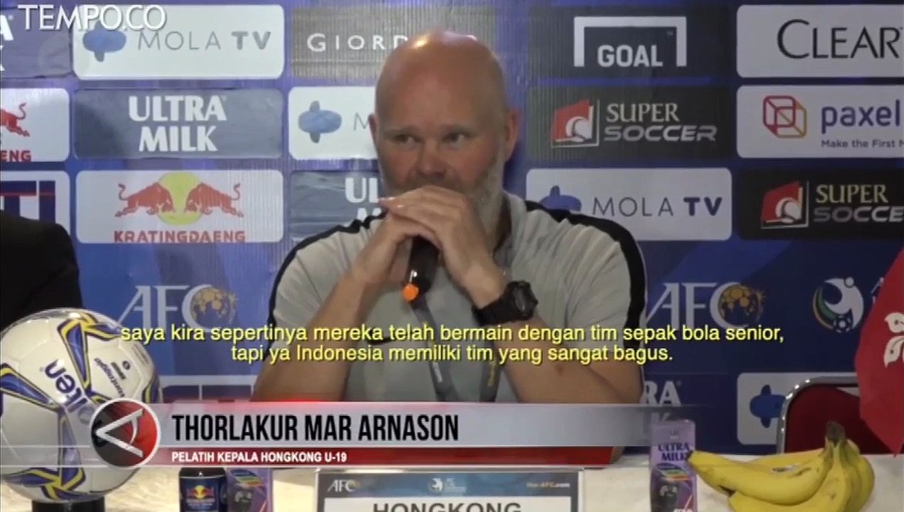 AFC U19: Pelatih Hongkong Puji Kualitas Timnas Indonesia