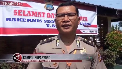 Ukur Tingkat Stres Anggota, Polda Sulteng Gunakan E-Mental