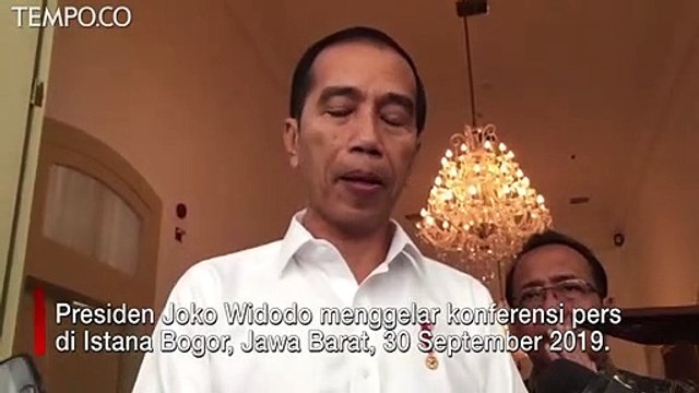 Pesan Presiden Jokowi untuk Mahasiswa yang Berdemo di DPR Hari Ini