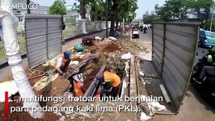 Kebijakan Anies Soal Proyek Multifungsi Trotoar di Enam Kawasan