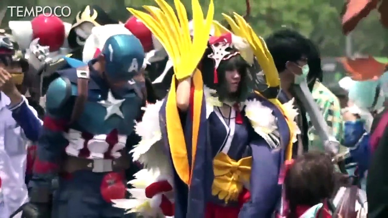 Karakter Asli Indonesia Juga Ramaikan Jakarta Cosplay Parade 2019