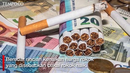 Harga Rokok Dikabarkan Naik, Ini Penjelasannya