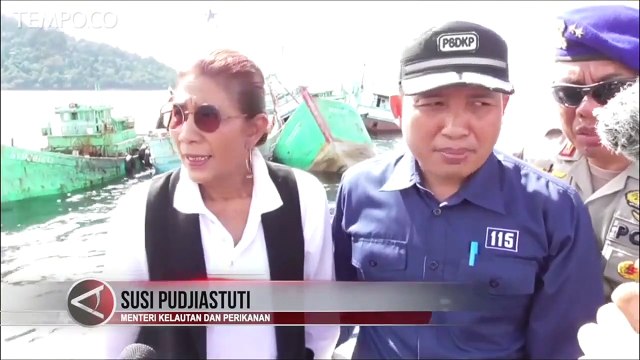 Lagi, Menteri Susi Pimpin Penenggelaman Kapal Ikan Asing