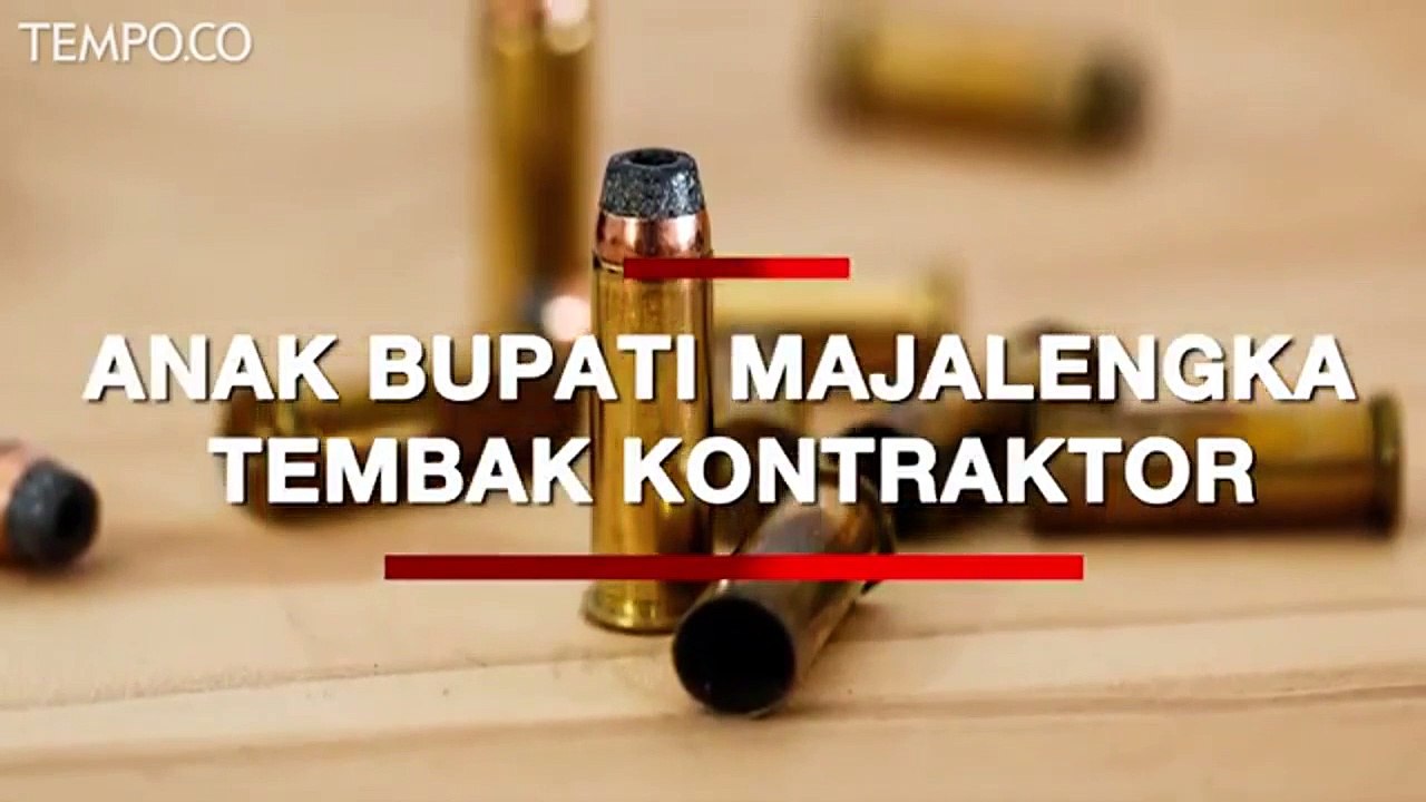 Anak Bupati Majalengka Tembak Kontraktor
