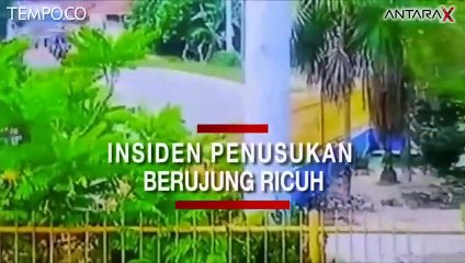 Detik-detik Insiden Penusukan yang Berujung Ricuh di Pangkalpinang