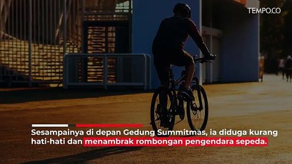 PNS Tabrak Pesepeda di Sudirman Positif Narkoba dan Diancam 10 tahun BUI