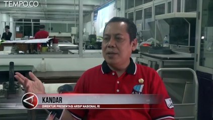 Layanan Gratis ANRI Restorasi Dokumen Rusak Akibat Banjir