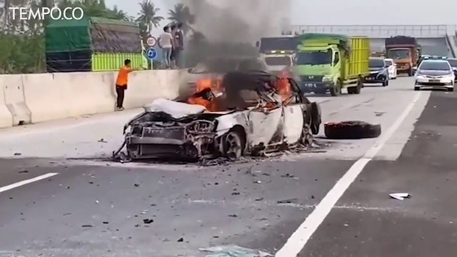 Kecelakaan Maut di Tol Trans Sumatera, 4 Tewas 2 Luka-luka
