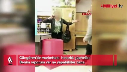 Zincir marketi birbirine katan kadın! 'Kendimi de öldürürüm, buradakileri de öldürürüm'