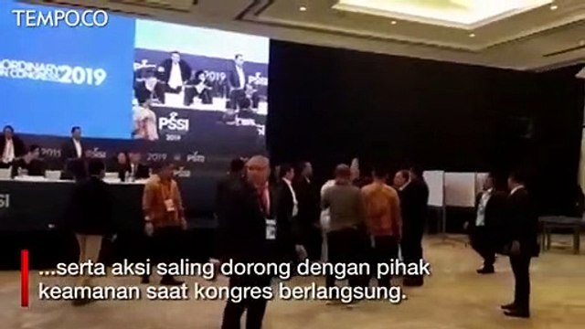 Ricuh Saat Kongres Luar Biasa PSSI