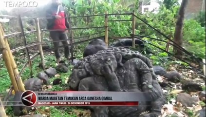 Penemuan Arca Ganesha Gimbal di Kebun Warga