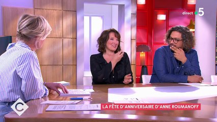 Extrait de l'émission "C à Vous" avec Anne Roumanoff diffusée sur France 5