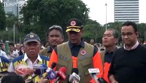 Anies Baswedan dan BNPB Tinjau Titik Banjir di Jakarta