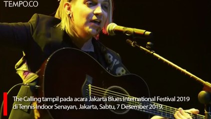Aksi Paul Gilbert dan The Calling di Jakarta Blues International Festival 2019