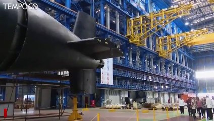 Tinjau Kapal Selam Alugoro, Jokowi Harap Indonesia Bisa Mandiri