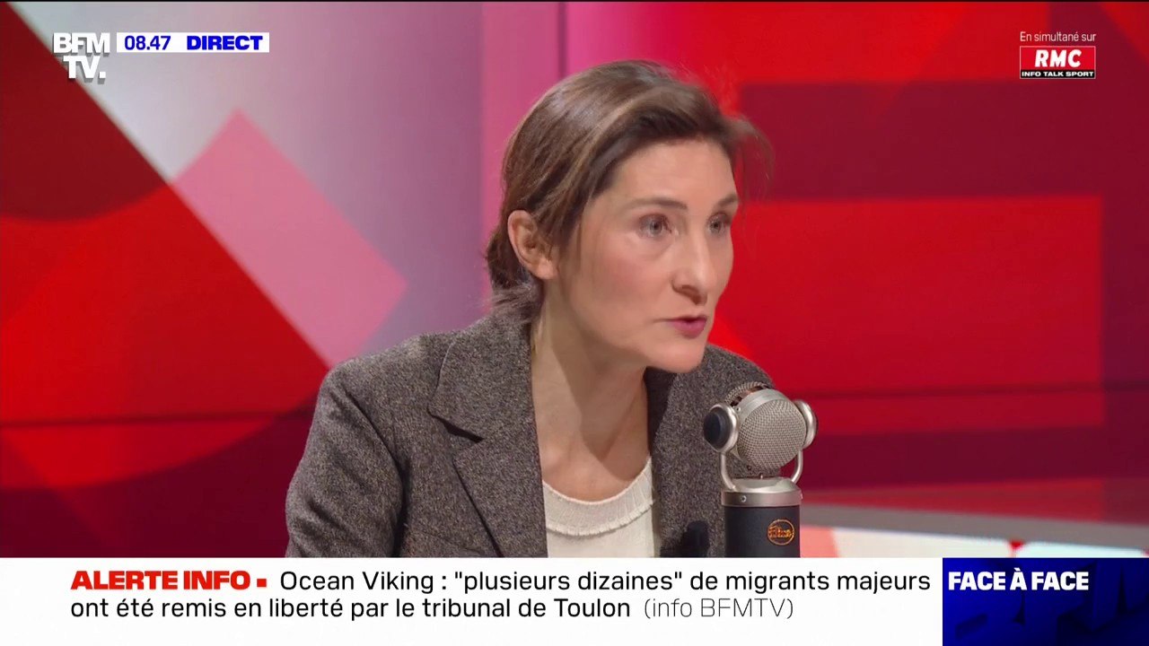 Sur les violences au Stade de France: "On en a tiré toutes les leçons" pour la sécurisation des Jeux Olympiques assure Amélie Oudéa-Castéra