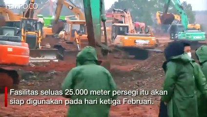 Atasi Virus Corona, Cina Bangun Rumah Sakit Dalam Enam Hari