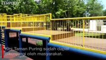 Wajah Baru Taman Puring Usai Direvitalisasi