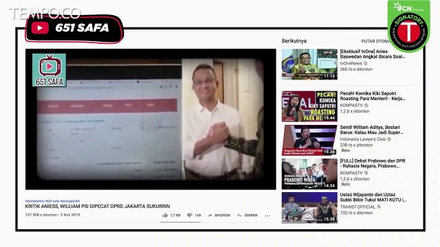 [Cek Fakta] Benarkah William PSI Dipecat DPRD DKI karena Kritik Anies Baswedan?