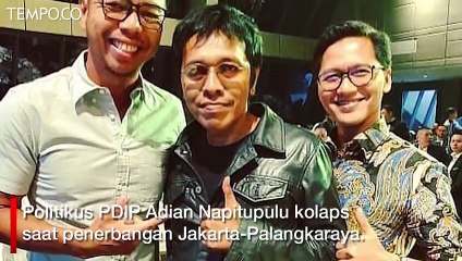 Adian Napitupulu Kolaps di Pesawat, Diduga Serangan Jantung