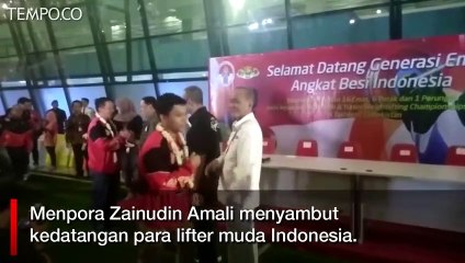 Ini Harapan Menpora kepada Tim Angkat Besi Indonesia