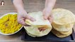 Halwa Puri Bazar Jesi Perfect Recipe l Soft puri banane ka aasan tarika l Authentic Halwa Puri