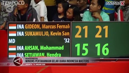Minions Pertahankan Gelar Juara Indonesia Masters