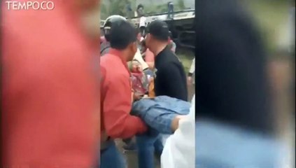 Kronologi Bus Terguling di Tanjakan Emen Subang