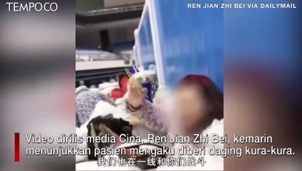 Pasien Virus Corona Ini Mengaku Diberi Makan, Termasuk Daging Kura-kura