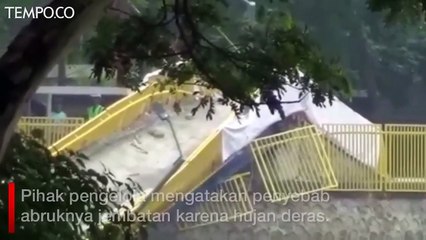 Pengelola Ungkap Penyebab Ambruknya Jembatan Utan Kemayoran