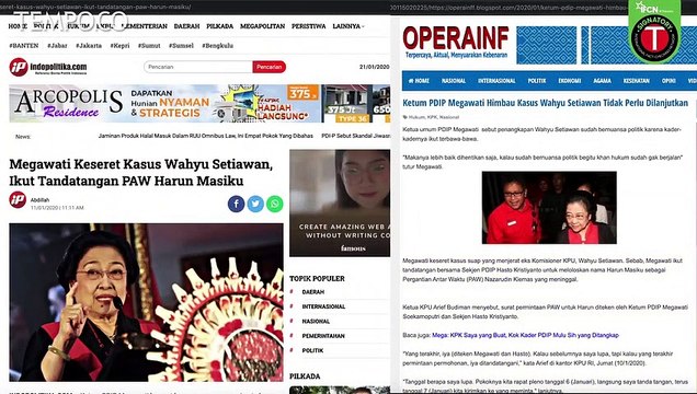 [Cek Fakta] Benarkah Megawati Mengimbau Kasus Wahyu Setiawan Tidak Dilanjutkan?