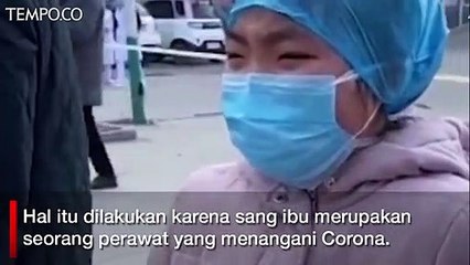 Gara-gara Virus Corona, Anak dan Ibu Ini Tak Bisa Berpelukan