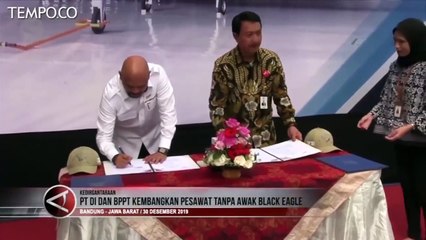 Melihat Pesawat Tanpa Awak Black Eagle Buatan PT DI dan BPPT