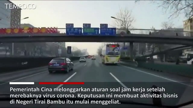 Virus Corona, Aktifitas Pabrik dan Perkantoran di Cina Mulai Sibuk