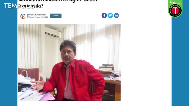 [Cek Fakta] Benarkah Kepala BPIP Usulkan Ganti Assalamualaikum dengan Salam Pancasila?