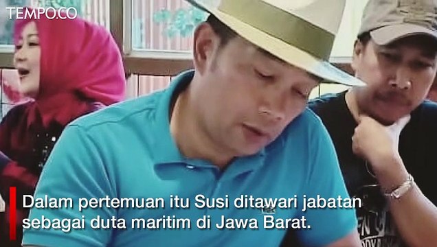 Bertemu Ridwan Kamil, Susi Pudjiastuti Ditawari Jabatan