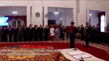 Jokowi Lantik Kepala BPIP dan BPKP