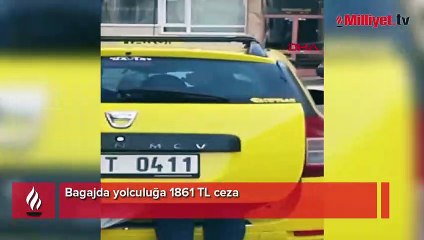 Bagajda yolculuğa 1861 TL ceza