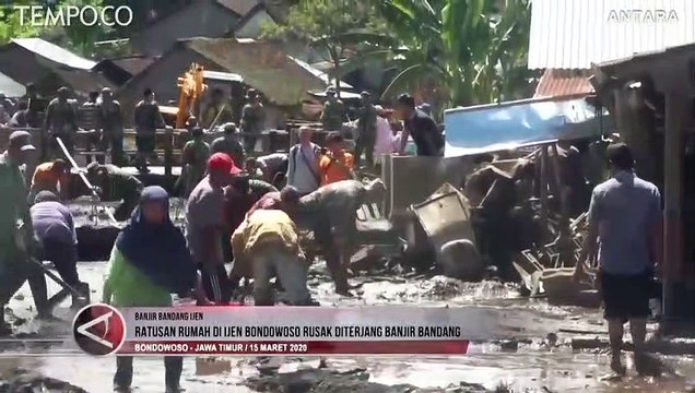 Banjir Bandang Terjang Ratusan Rumah di Ijen Bondowoso