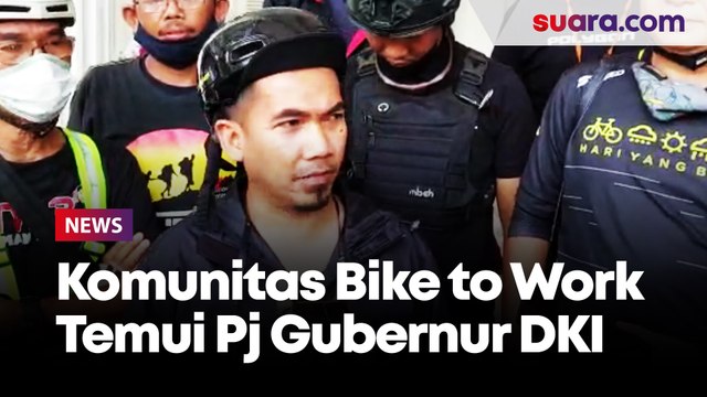 Anggaran Jalur Sepeda Tahun 2023 Sempat Dihapus, Komunitas Bike to Work Temui Heru Budi