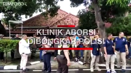 Download Video: Aborsi 903 Janin, Klinik Ilegal di Paseban Dibongkar Polisi