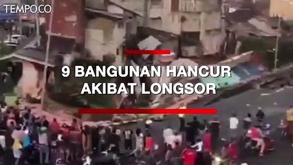 9 Bangunan di Jember Hancur Terbawa Longsor